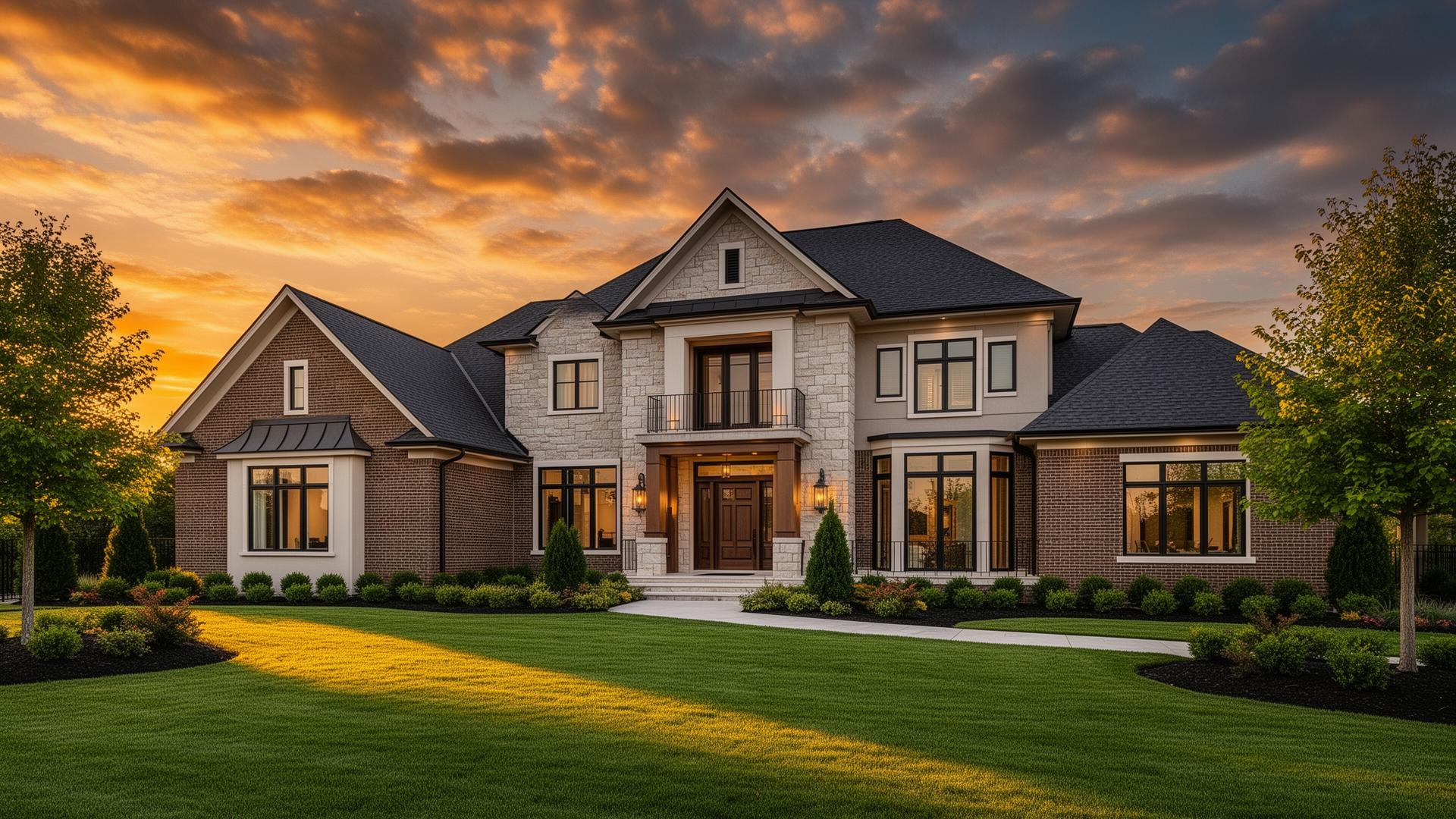 Modern luxury home exterior
